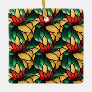 Weihnachtsschmuck aus verkettetem Glas