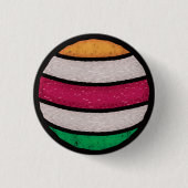 Weihnachtsschmuck aus verkleidetem Glas Button (Vorderseite)