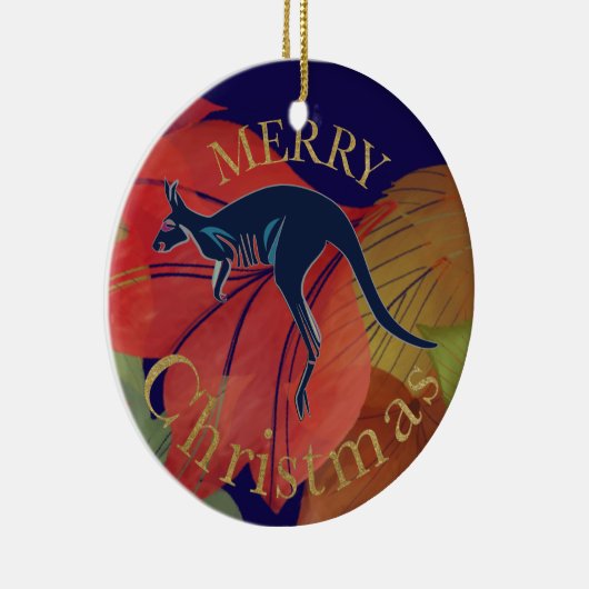 Weihnachtsschmuck Australischer Känguru (Rechts)