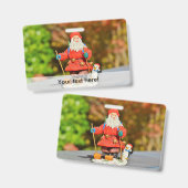 Weihnachtsschmuck Ausweis (Vorder- & Rückseite)