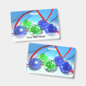 Weihnachtsschmuck Ausweis (Vorder- & Rückseite)