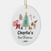 Weihnachtsschmuck - Baby - Erstes Weihnachtsfest (Rechts)