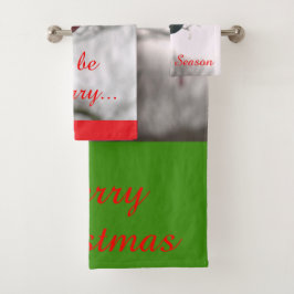 Weihnachtsschmuck Badhandtuch Set