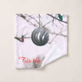 Weihnachtsschmuck Badhandtuch Set (Waschlappen)