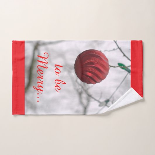 Weihnachtsschmuck Badhandtuch Set (Handtuch)