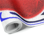 Weihnachtsschmuck & Band - Geschenkpapier (Rolleneckpunkt)