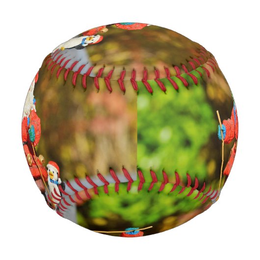 Weihnachtsschmuck Baseball (Rückseite)