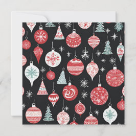 Weihnachtsschmuck Black Feiertagskarte