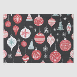 Weihnachtsschmuck Black Seidenpapier