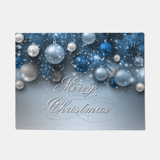 Weihnachtsschmuck - Blues Fußmatte (Vorderseite)