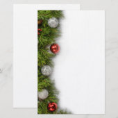 Weihnachtsschmuck Briefpapier (Vorne/Hinten)