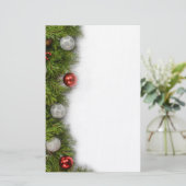 Weihnachtsschmuck Briefpapier (Stehend Vorderseite)