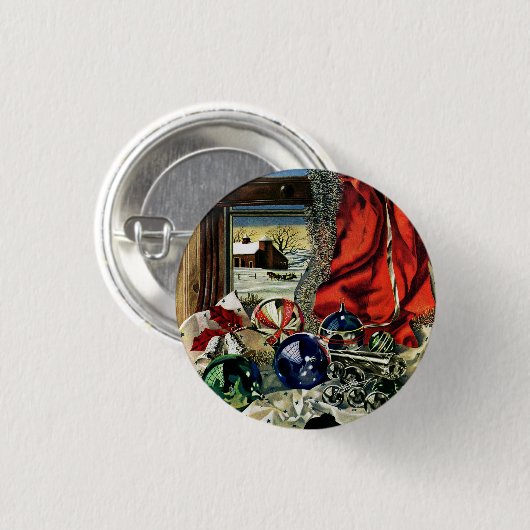 Weihnachtsschmuck Button (Vorne & Hinten)
