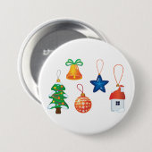 Weihnachtsschmuck Button (Vorne & Hinten)