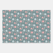 Weihnachtsschmuck Candy Canes Word Kunst Geschenkpapier Set (Vorderseite 3)