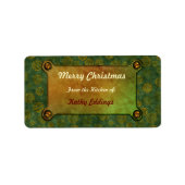 Weihnachtsschmuck Chic Kitchen Labels Adressaufkleber (Vorne)