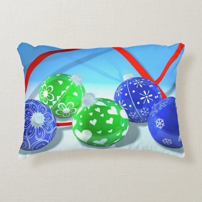 Weihnachtsschmuck Dekokissen (Vorderseite)