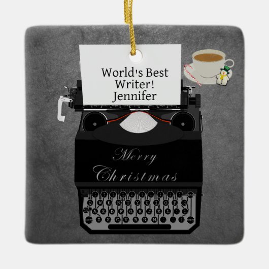 Weihnachtsschmuck der besten Schrift der Welt (Vorderseite)