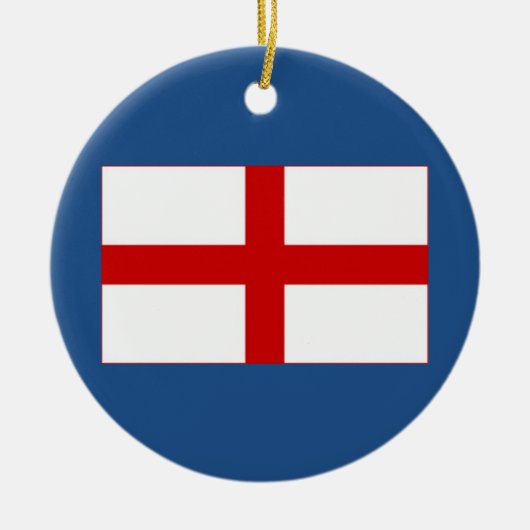 Weihnachtsschmuck der englischen Flagge (Vorne)