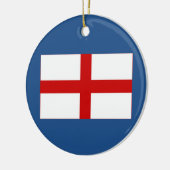Weihnachtsschmuck der englischen Flagge (Links)