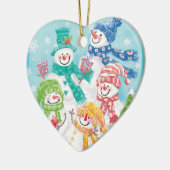 Weihnachtsschmuck der Familie Snowman (Links)