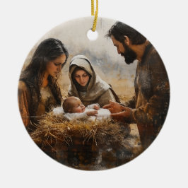 Weihnachtsschmuck der Heiligen Familie