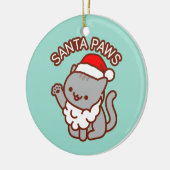 Weihnachtsschmuck der Katze - "Santa Paws" (Links)