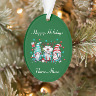 Weihnachtsschmuck der Krankenschwester Ornament
