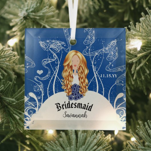 Weihnachtsschmuck der Marine Hochzeitgown Bridesma (Insitu)