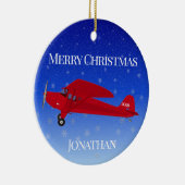 Weihnachtsschmuck des Red Airplane (Rechts)