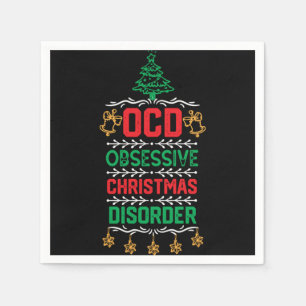 Weihnachtsschmuck-Design - Ocd Obsessive Christma Serviette
