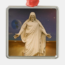 Weihnachtsschmuck: Die Christus Silbernes Ornament