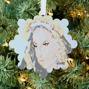 Weihnachtsschmuck : Die Jungfrau Mary Ornament Karte