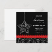 Weihnachtsschmuck Einladung (Vorne/Hinten)