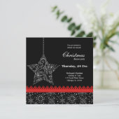 Weihnachtsschmuck Einladung (Stehend Vorderseite)