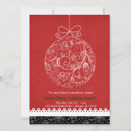 Weihnachtsschmuck Einladung