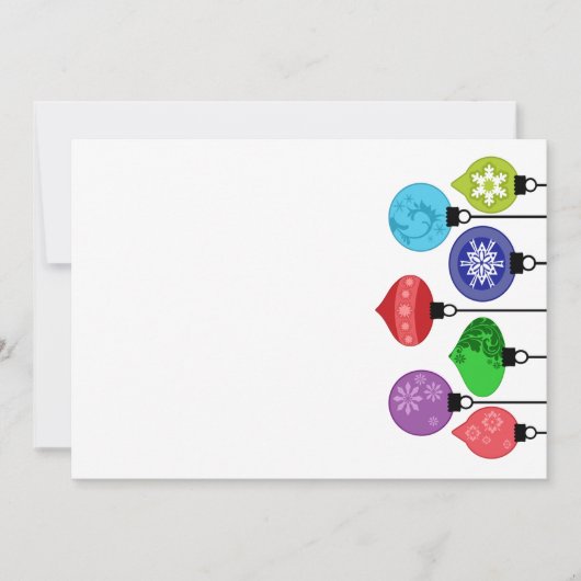 Weihnachtsschmuck Einladung (Vorderseite)