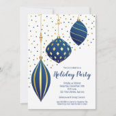 Weihnachtsschmuck Einladungen (Vorderseite)