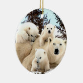 Weihnachtsschmuck - Eisbären (Rechts)