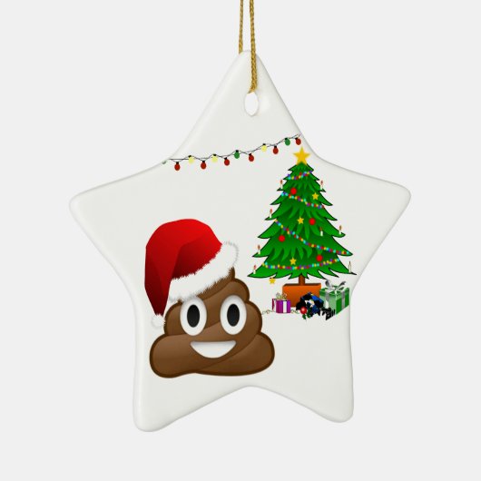 Weihnachtsschmuck Emoji-Keramik (Rechts)