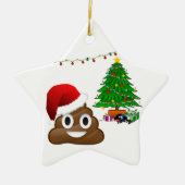 Weihnachtsschmuck Emoji-Keramik (Vorne)
