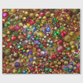 Weihnachtsschmuck Extravaganza Wrapping Paper Geschenkpapier (Flach)