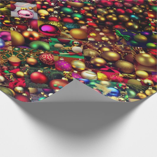 Weihnachtsschmuck Extravaganza Wrapping Paper Geschenkpapier (Ecke)