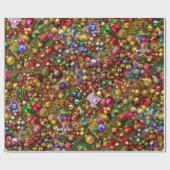 Weihnachtsschmuck Extravaganza Wrapping Paper Geschenkpapier (Flach)