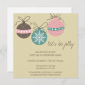 Weihnachtsschmuck Feierliche Feier Einladung zum B (Vorne/Hinten)