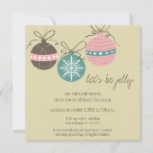 Weihnachtsschmuck Feierliche Feier Einladung zum B (Vorderseite)