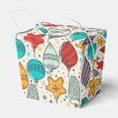 Weihnachtsschmuck Feiertag Ausflug Geschenkschachtel (Rückseite)