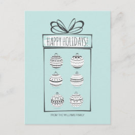 Weihnachtsschmuck Feiertag Postkarte