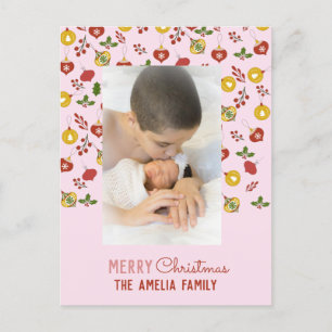 Weihnachtsschmuck Feiertage Familienfest Foto Postkarte