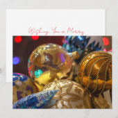 Weihnachtsschmuck Feiertagskarte (Vorne/Hinten)